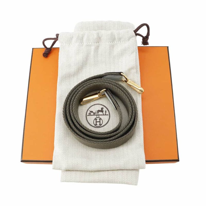 エルメス エブリンTPM アマゾン ブルーペール/エタン/ゴールド金具 トリヨンクレマンス W刻印