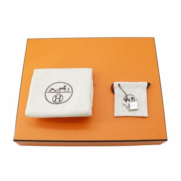 エルメス ハンドバッグ ピコタンロックMM ブラック/シルバー金具 トリヨンクレマンス W刻印 黒