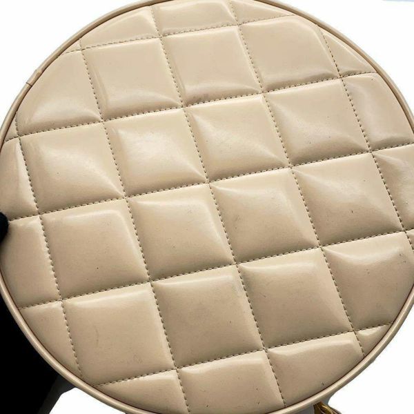 シャネル ハンドバッグ ラウンド バニティ ココマーク パテント CHANEL バッグ