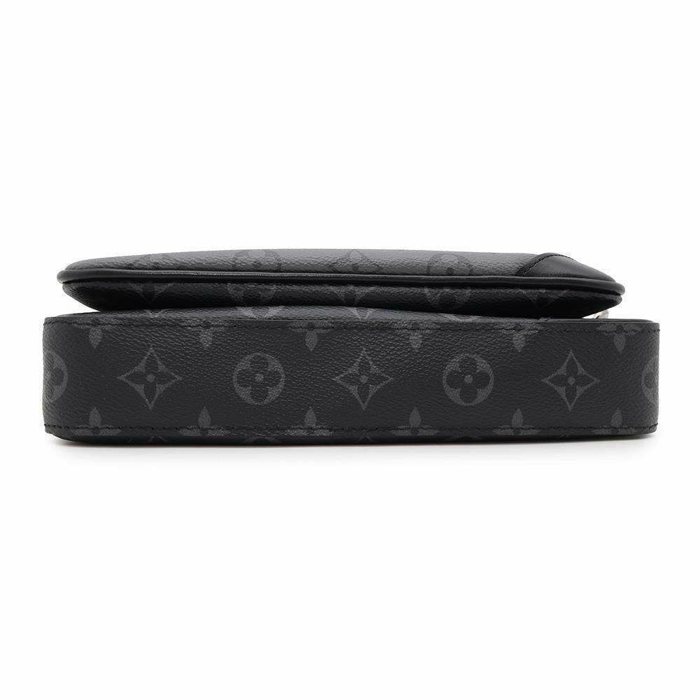 ルイヴィトン ショルダーバッグ モノグラム・エクリプス リバース トリオ・メッセンジャー M69443 LOUIS VUITTON 黒 ブラック