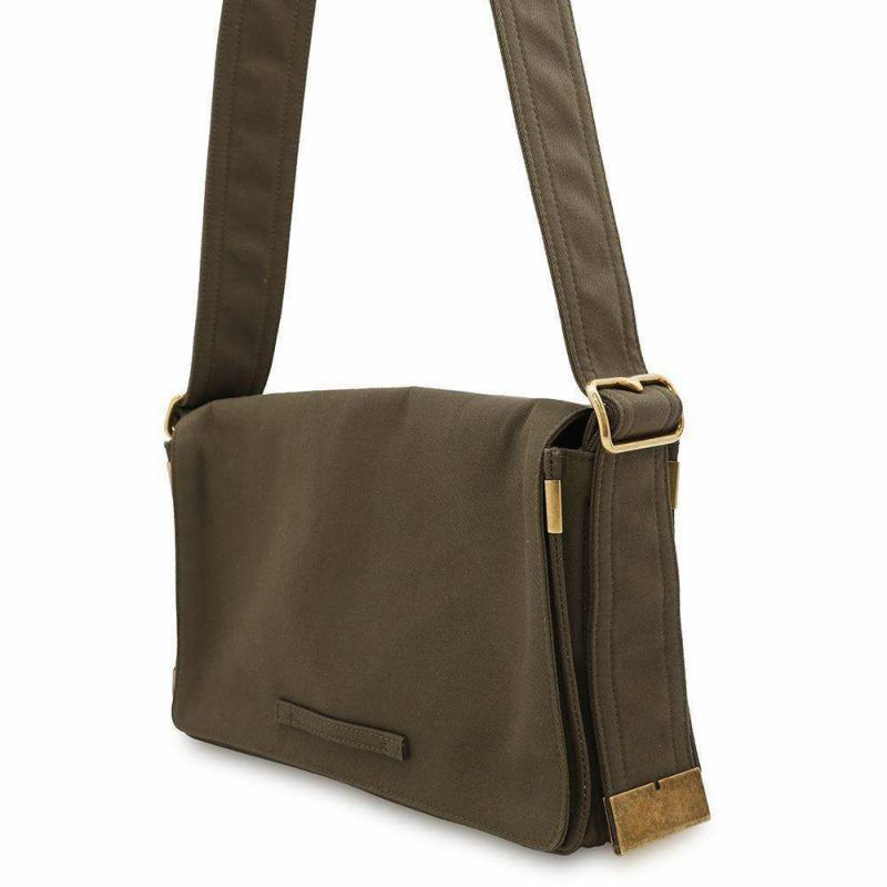 バーバリー ショルダーバッグ トレンチ クロスボディバッグ コットンキャンバス 8092041 BURBERRY カーキ