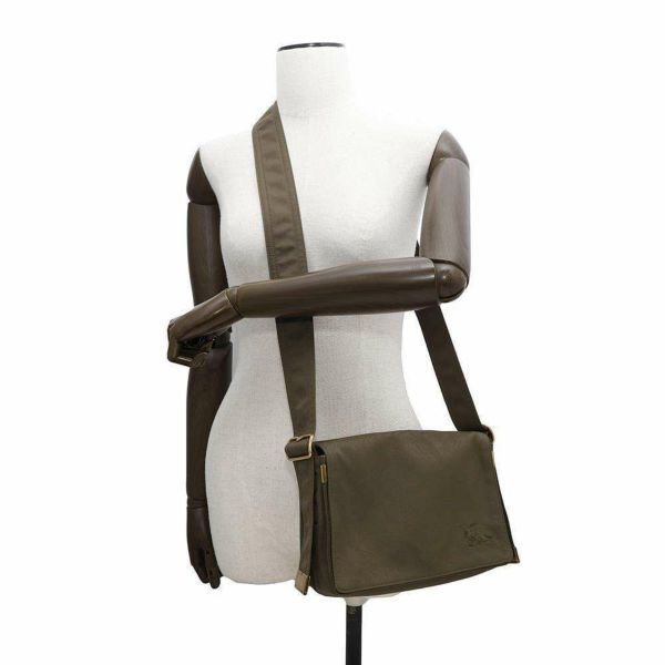 バーバリー ショルダーバッグ トレンチ クロスボディバッグ コットンキャンバス 8092041 BURBERRY カーキ