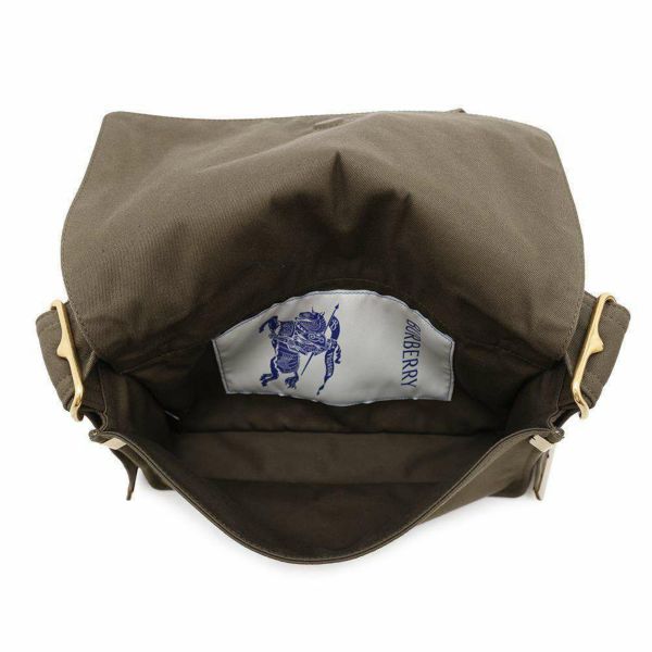 バーバリー ショルダーバッグ トレンチ クロスボディバッグ コットンキャンバス 8092041 BURBERRY カーキ