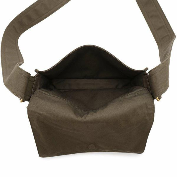 バーバリー ショルダーバッグ トレンチ クロスボディバッグ コットンキャンバス 8092041 BURBERRY カーキ