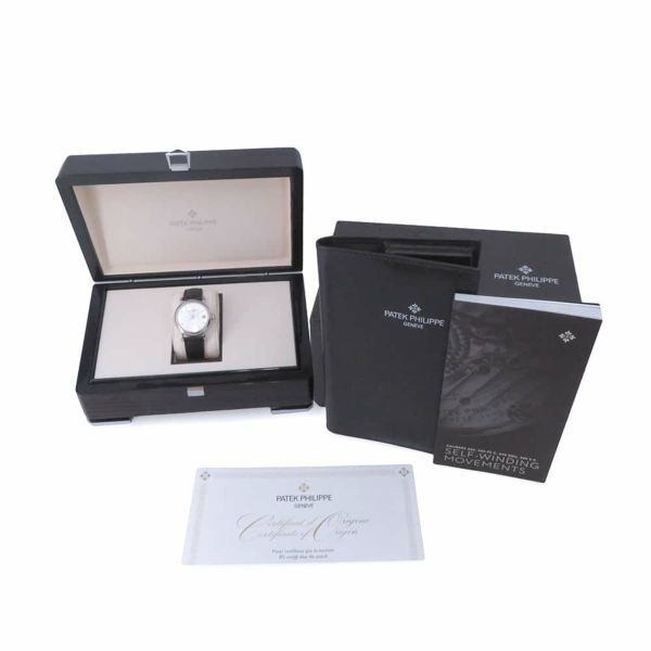 パテックフィリップ カラトラバ オフィサー 5153G-010 PATEK PHILIPPE 腕時計 シルバー文字盤