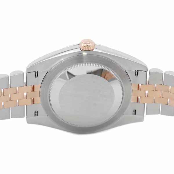 ロレックス デイトジャスト41 SS/K18PG 126331G ROLEX 腕時計 チョコレート文字盤 10Pダイヤ　エバーローズゴールド