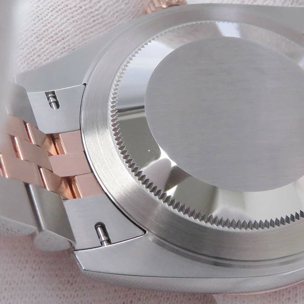 ロレックス デイトジャスト41 SS/K18PG 126331G ROLEX 腕時計 チョコレート文字盤 10Pダイヤ　エバーローズゴールド