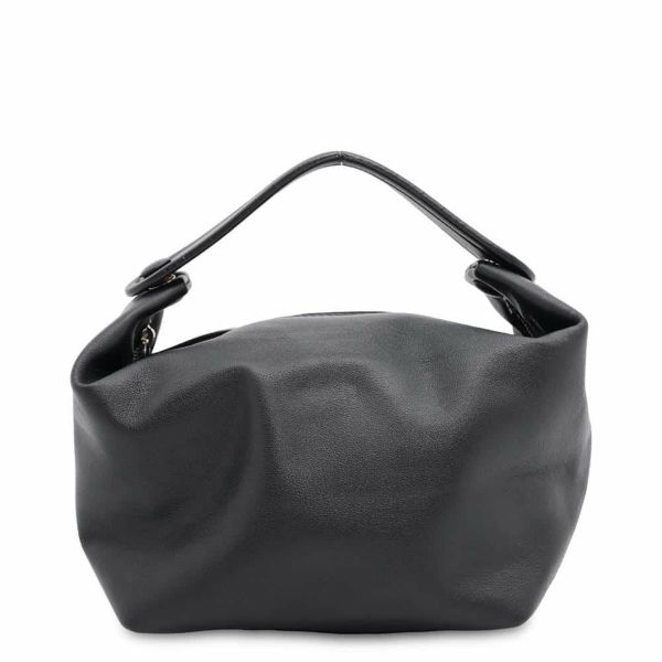 ザ ロウ ハンドバッグ レザン レザー THE ROW ミニバッグ 黒