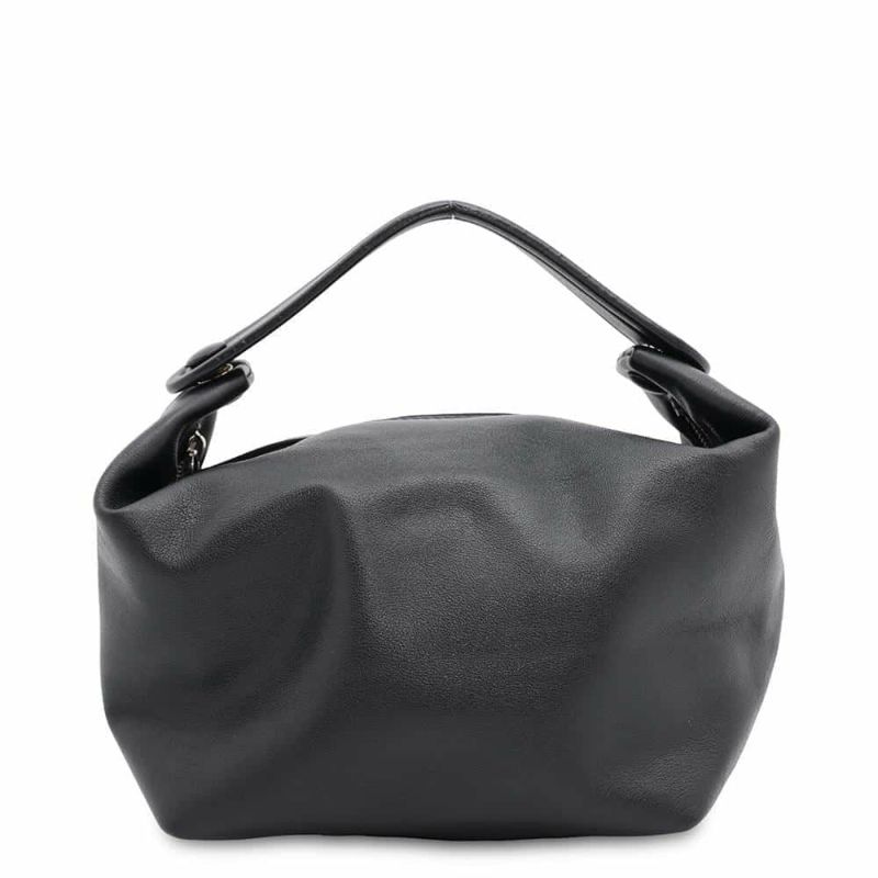 ザ ロウ ハンドバッグ レザン レザー THE ROW ミニバッグ 黒