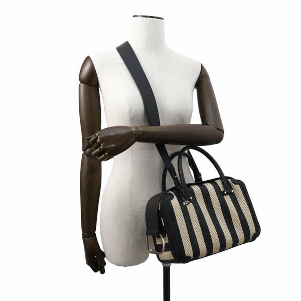 デルヴォー ハンドバッグ クールボックスMM カーフレザー ラフィア AA0457BBK0AOCPA DELVAUX 2way 黒