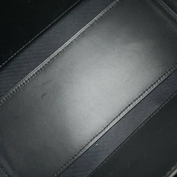 デルヴォー ハンドバッグ クールボックスMM カーフレザー ラフィア AA0457BBK0AOCPA DELVAUX 2way 黒