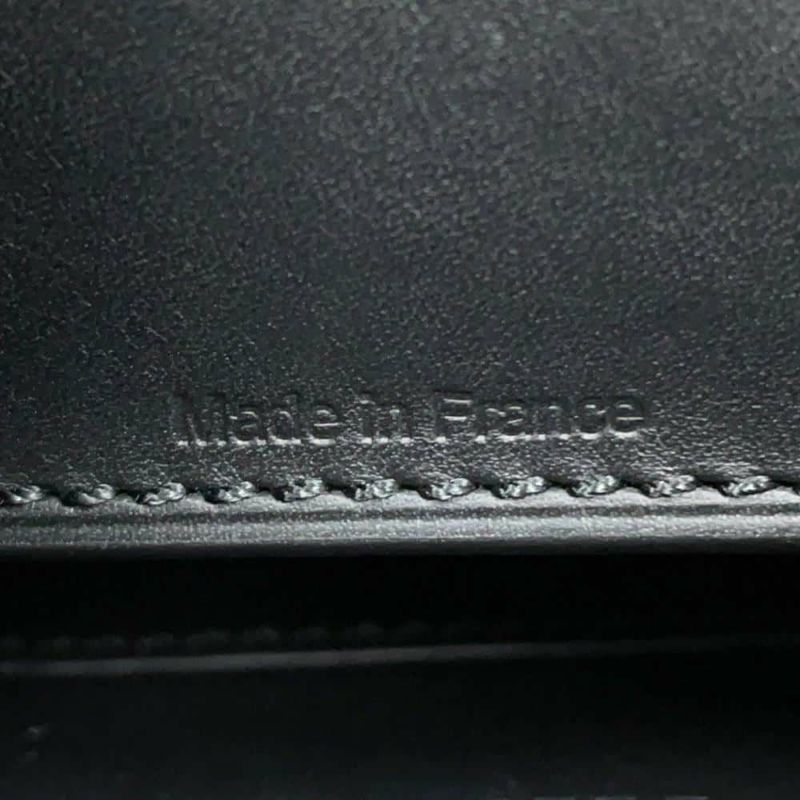 デルヴォー ハンドバッグ クールボックスMM カーフレザー ラフィア AA0457BBK0AOCPA DELVAUX 2way 黒