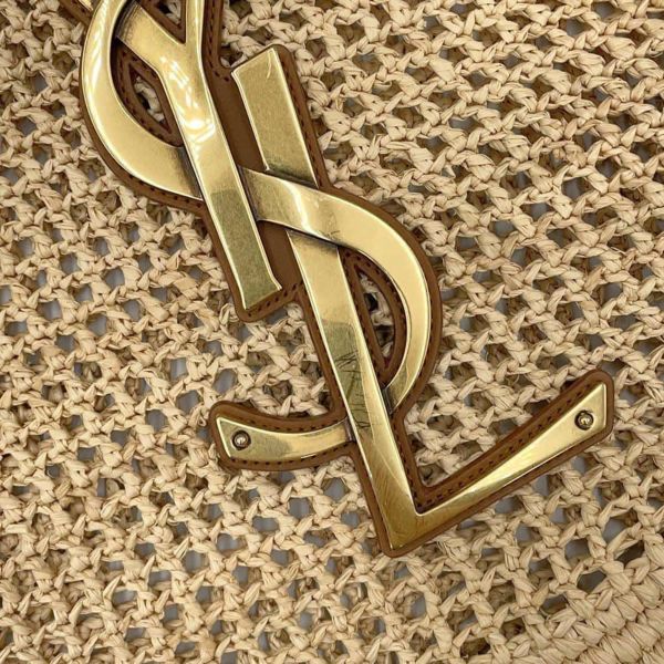 サンローランパリ トートバッグ イカール マキシ ショッピングバッグ ラフィアクロシェ 772191 SAINT LAURENT PARIS