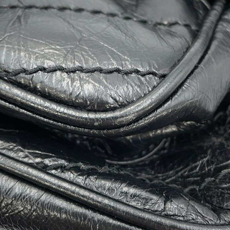 サンローランパリ チェーンショルダーバッグ ニキ ヴィンテージカーフレザー 498894 SAINT LAURENT PARIS 黒