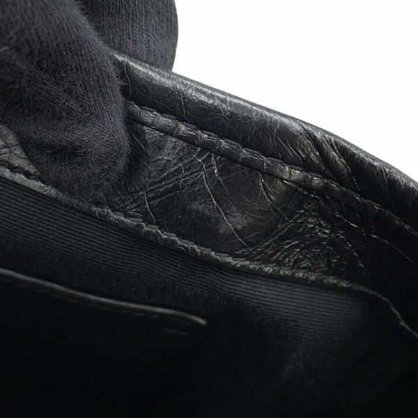 サンローランパリ チェーンショルダーバッグ ニキ ヴィンテージカーフレザー 498894 SAINT LAURENT PARIS 黒