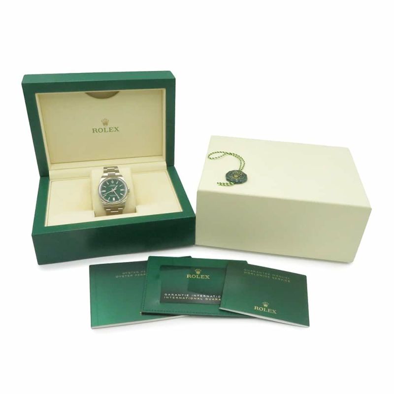 ロレックス オイスターパーペチュアル36 126000 ROLEX 腕時計 グリーン文字盤