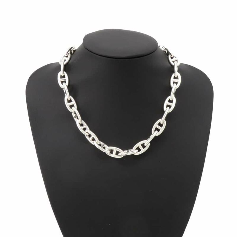 エルメス ネックレス シェーヌダンクルGM 29コマ SV925シルバー HERMES Chaine d Ancre チョーカー