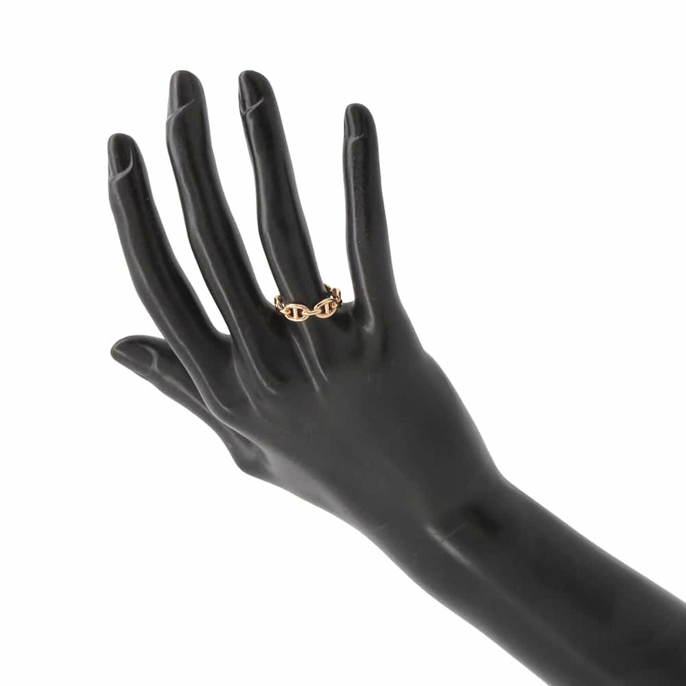 エルメス リング シェーヌダンクル アンシェネPM K18PGピンクゴールド リングサイズ53 HERMES 指輪