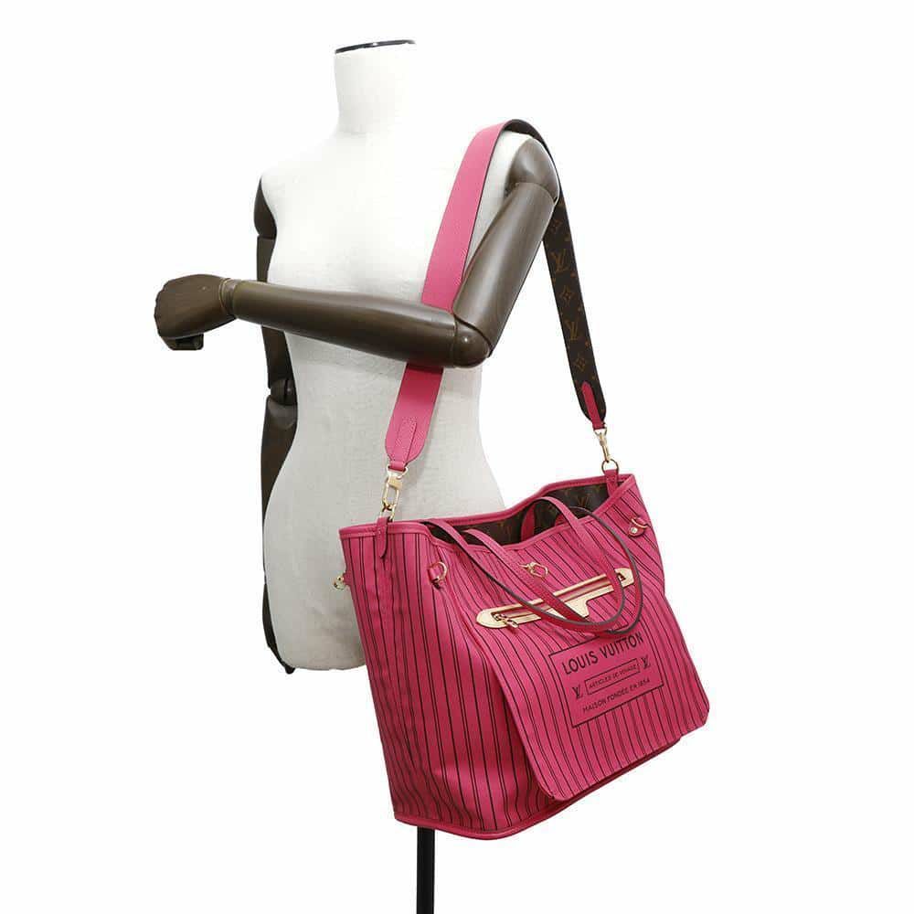 ルイヴィトン トートバッグ モノグラム ネヴァーフル・インサイドアウトMM m12707 リバーシブル ヴィトン