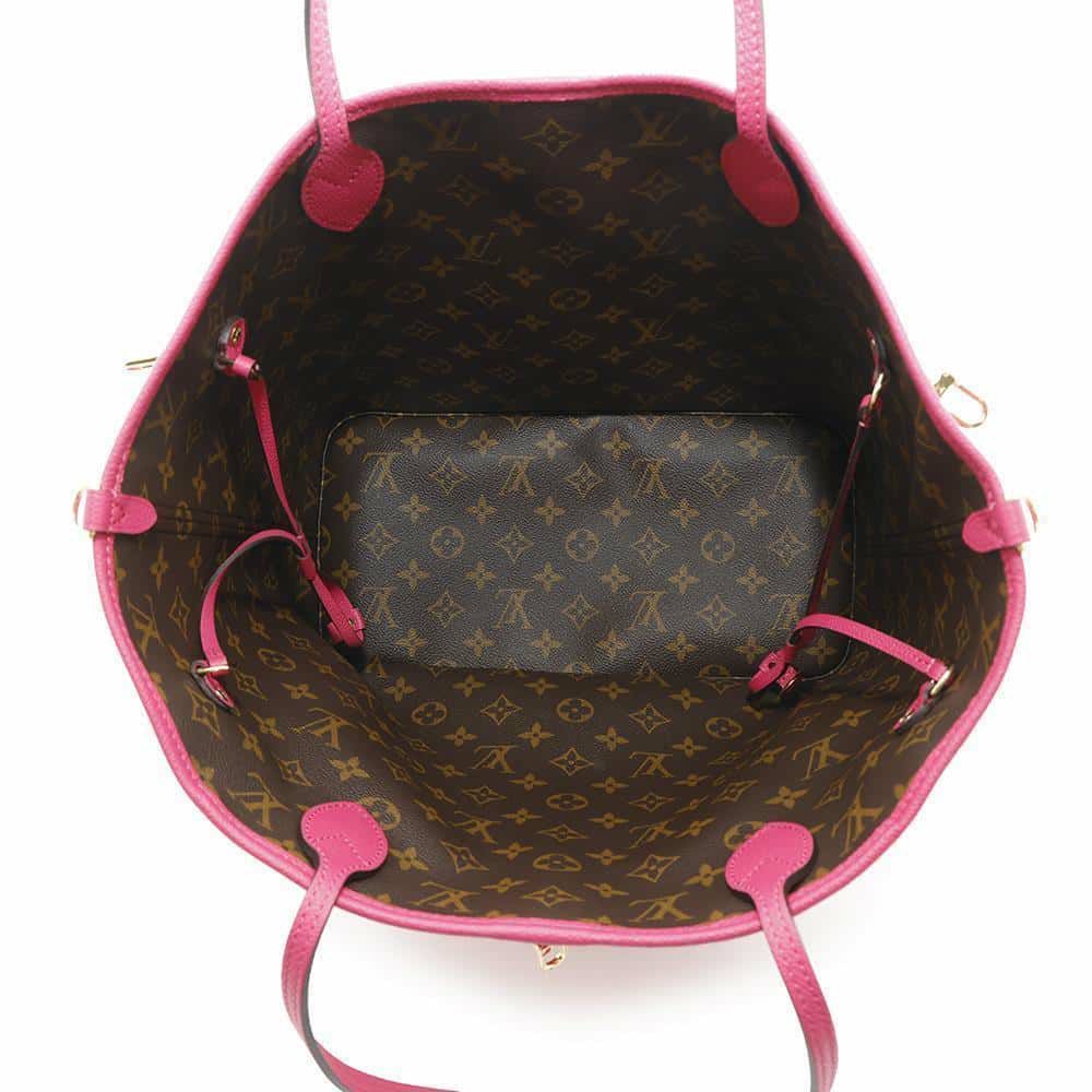 ルイヴィトン トートバッグ モノグラム ネヴァーフル・インサイドアウトMM m12707 リバーシブル ヴィトン