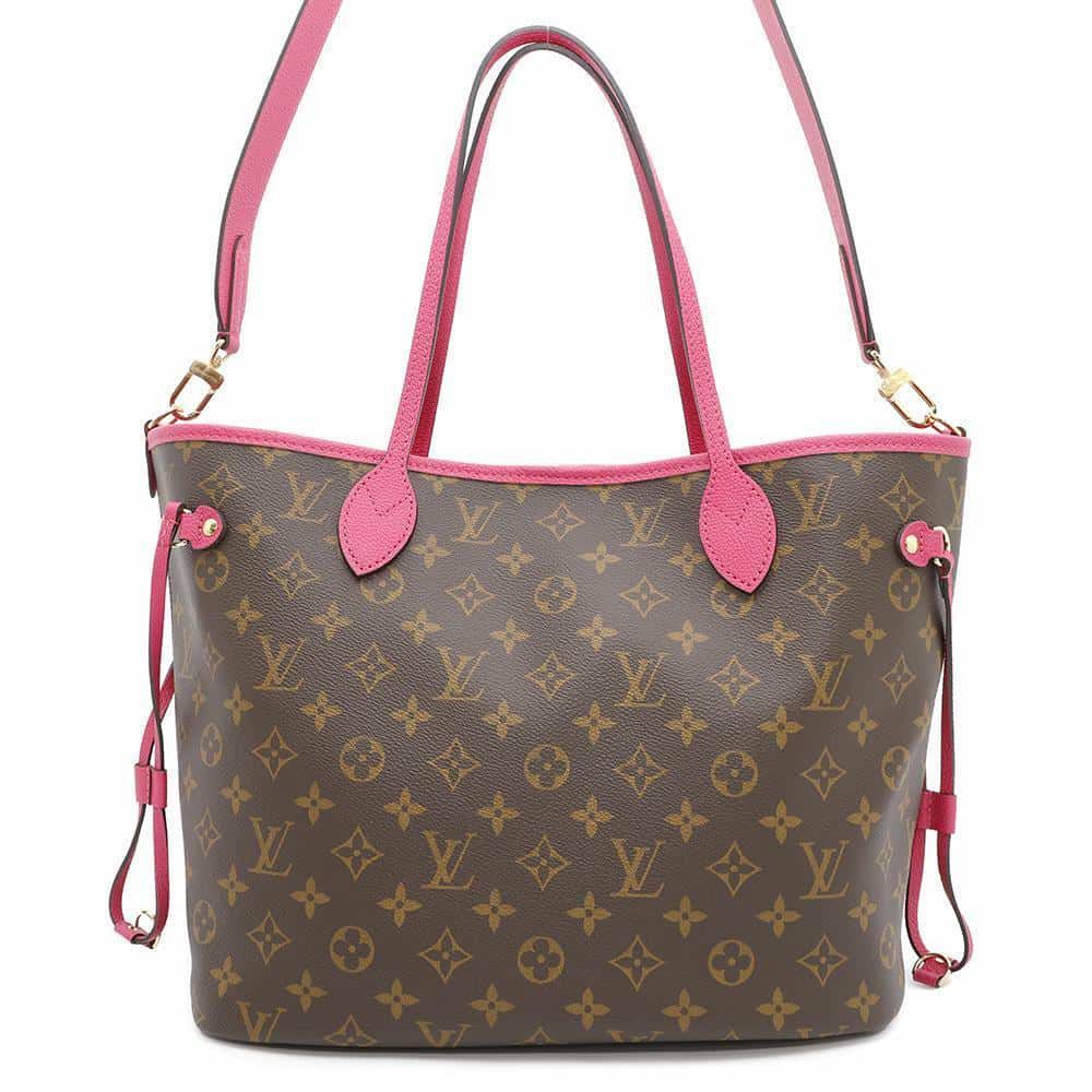 ルイヴィトン トートバッグ モノグラム ネヴァーフル・インサイドアウトMM m12707 リバーシブル ヴィトン