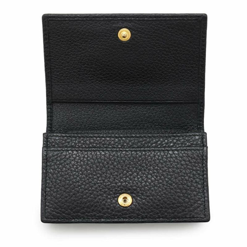 プラダ カードケース ロゴ レザー 1MC122 PRADA 財布 名刺れ 黒