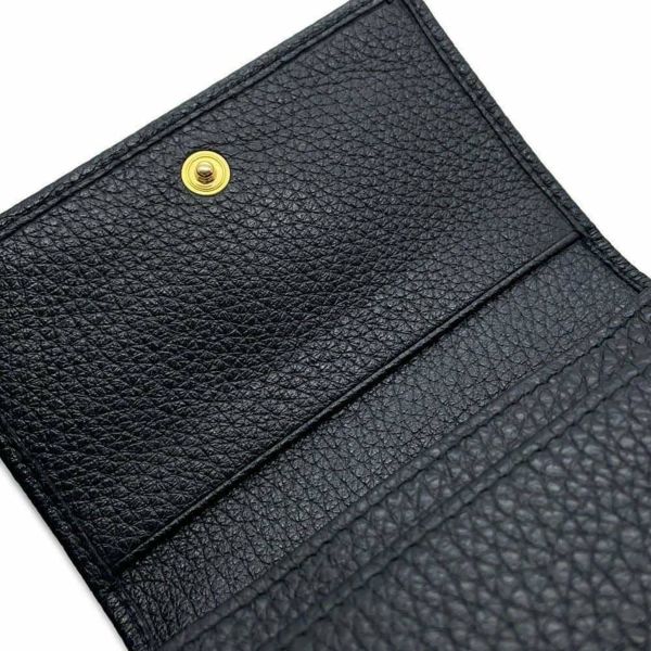 プラダ カードケース ロゴ レザー 1MC122 PRADA 財布 名刺れ 黒