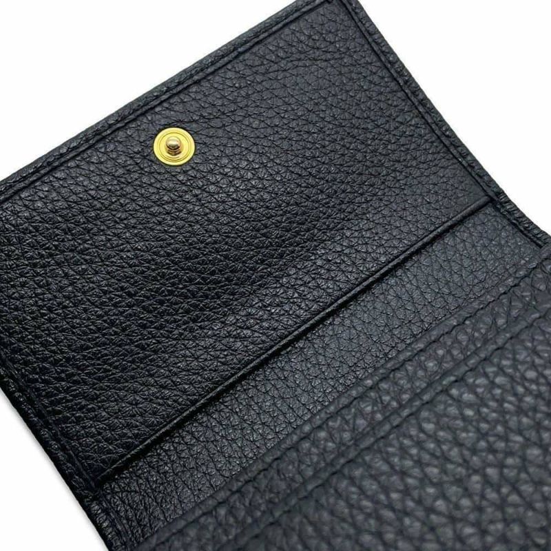 プラダ カードケース ロゴ レザー 1MC122 PRADA 財布 名刺れ 黒