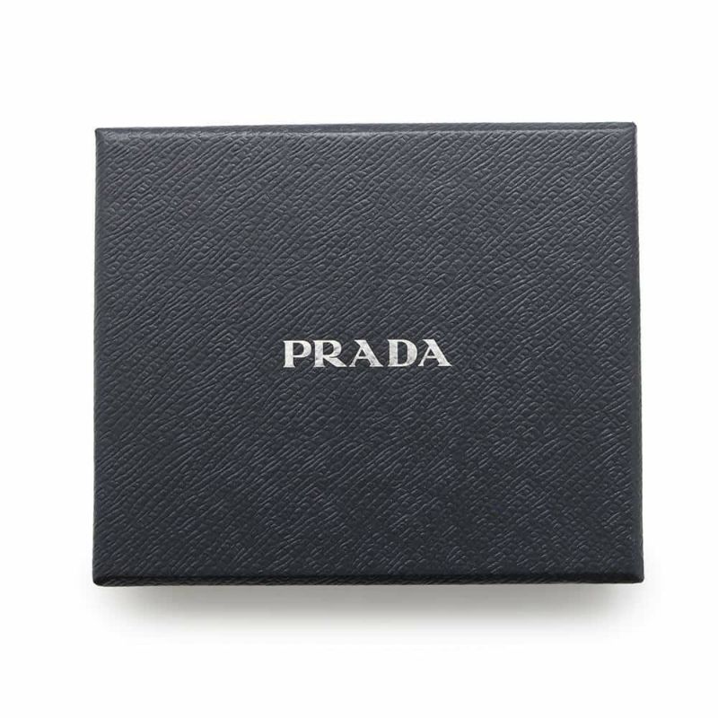 プラダ カードケース ロゴ レザー 1MC122 PRADA 財布 名刺れ 黒