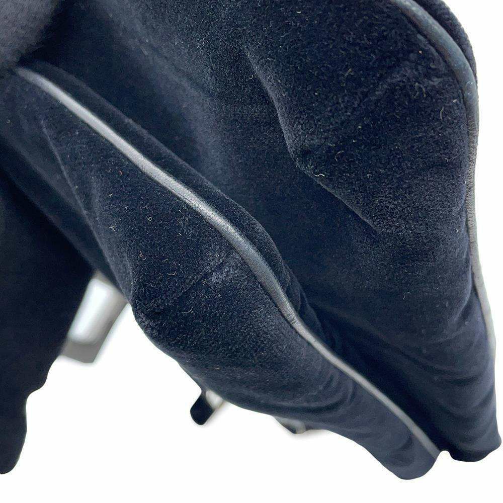 シャネル チェーンショルダーバッグ 2.55 ベロア CHANEL 黒