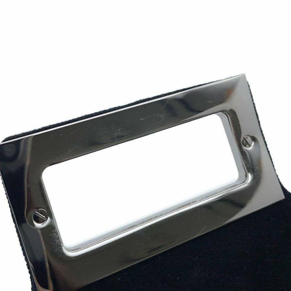 シャネル チェーンショルダーバッグ 2.55 ベロア CHANEL 黒