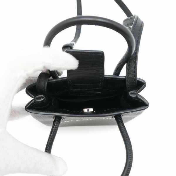 バレンシアガ ショルダーバッグ ショッピング フォンホルダーバッグ 593826 BALENCIAGA ミニバッグ クロスボディ 黒