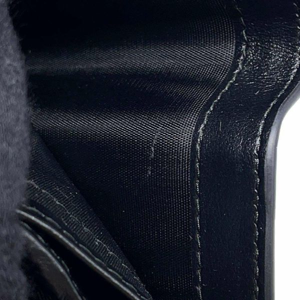 プラダ 二つ折り財布 サフィアーノ レザー ロゴPRADA 財布 メンズ 黒