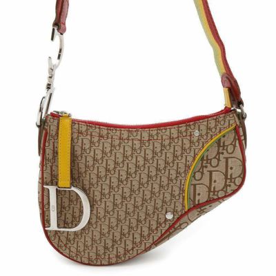 クリスチャン・ディオール ショルダーバッグ ラスタカラー オブリーク