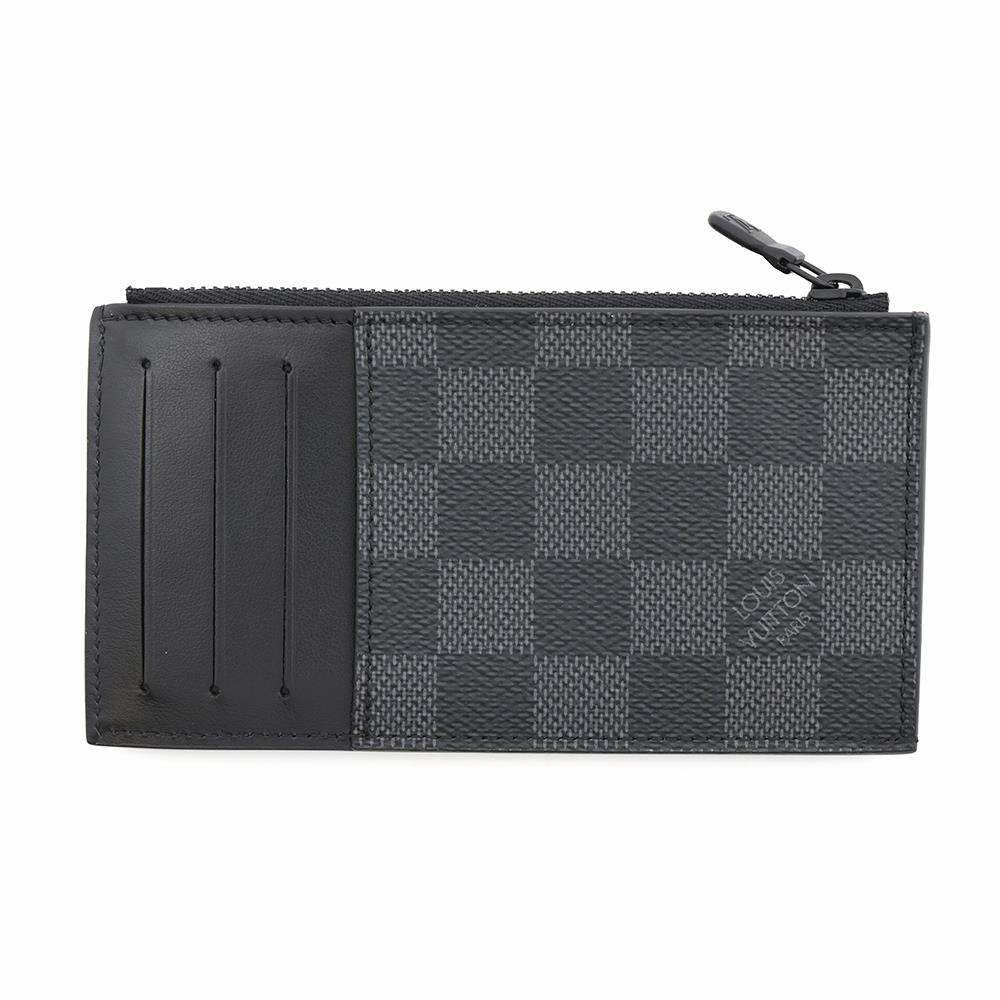 ルイヴィトン コインケース ダミエ・グラフィット ユーティリティ N60354 LOUIS VUITTON 財布 メンズ 黒