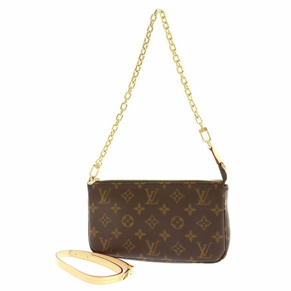 ルイヴィトン ハンドバッグ モノグラム ポシェット・アクセソワール M82766 LOUIS VUITTON ブラウン