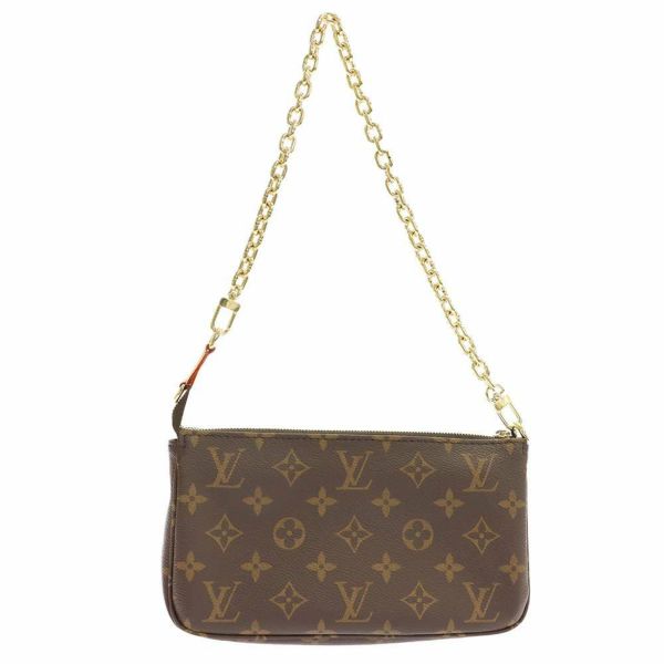 ルイヴィトン ハンドバッグ モノグラム ポシェット・アクセソワール M82766 LOUIS VUITTON ブラウン