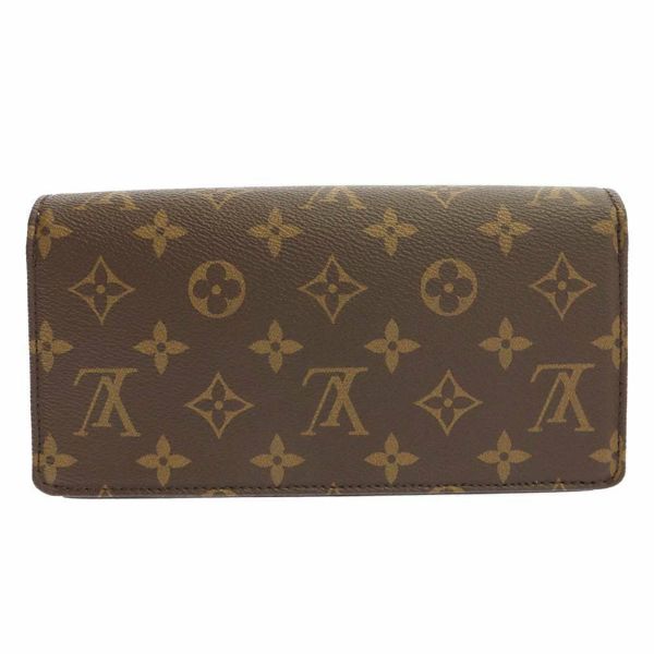 ルイヴィトン ショルダーバッグ モノグラム ウォレット オン チェーン・リリー M82509 LOUIS VUITTON ブラウン