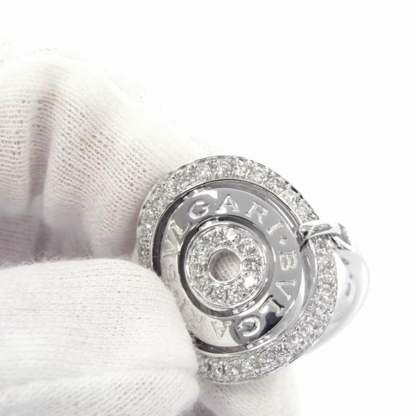 ブルガリ リング アストラーレ チェルキ ダイヤモンド K18WGホワイトゴールド リングサイズ約19号 AN852372 指輪