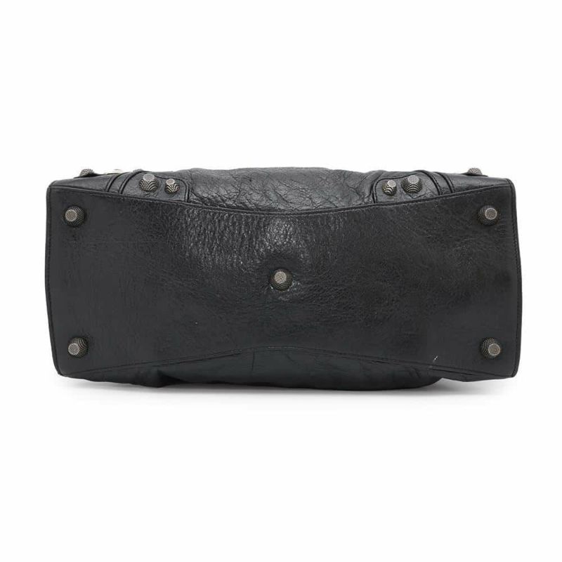 バレンシアガ ハンドバッグ ネオ カゴール シティ ヴィンテージ加工レザー 700451 BALENCIAGA 2way 黒