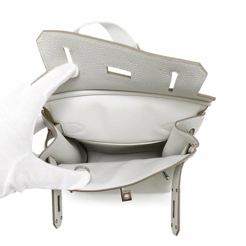 エルメス ボディバッグ ケリー アッカドPM パールグレー/シルバー金具 トゴ B刻印 メンズ