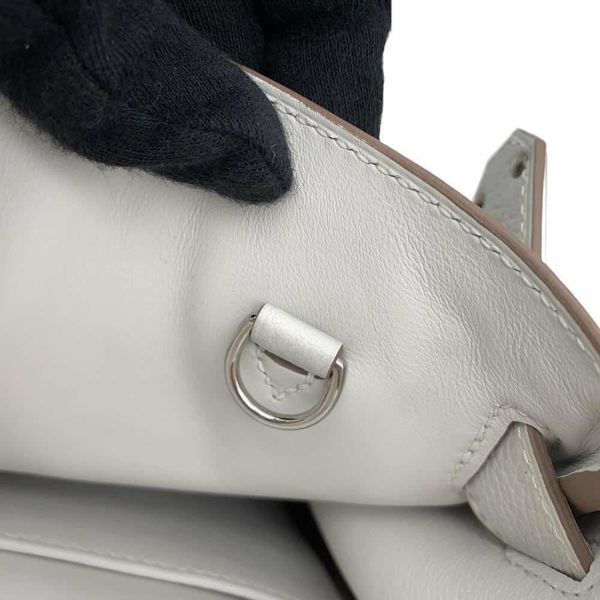 エルメス ボディバッグ ケリー アッカドPM パールグレー/シルバー金具 トゴ B刻印 メンズ