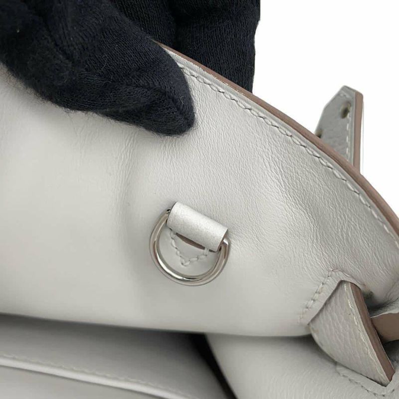 エルメス ボディバッグ ケリー アッカドPM パールグレー/シルバー金具 トゴ B刻印 メンズ