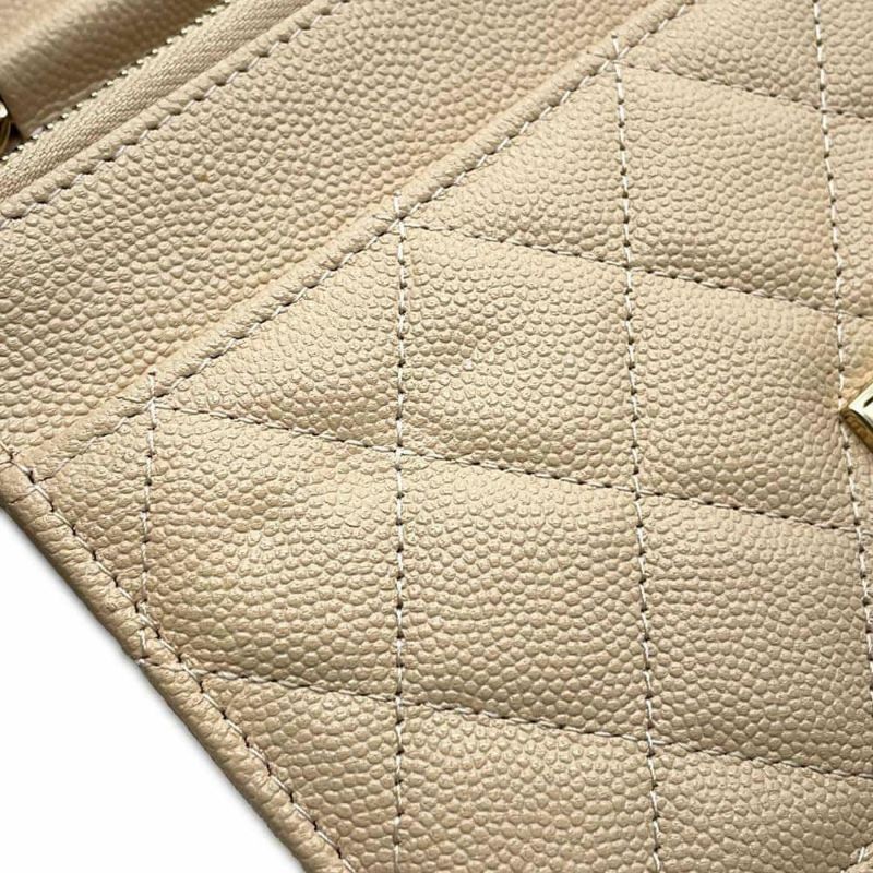 シャネル チェーンウォレット マトラッセ ココロック キャビアスキン A80766 CHANEL 財布