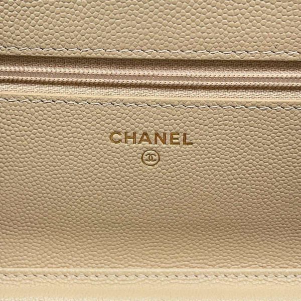 シャネル チェーンウォレット マトラッセ ココロック キャビアスキン A80766 CHANEL 財布