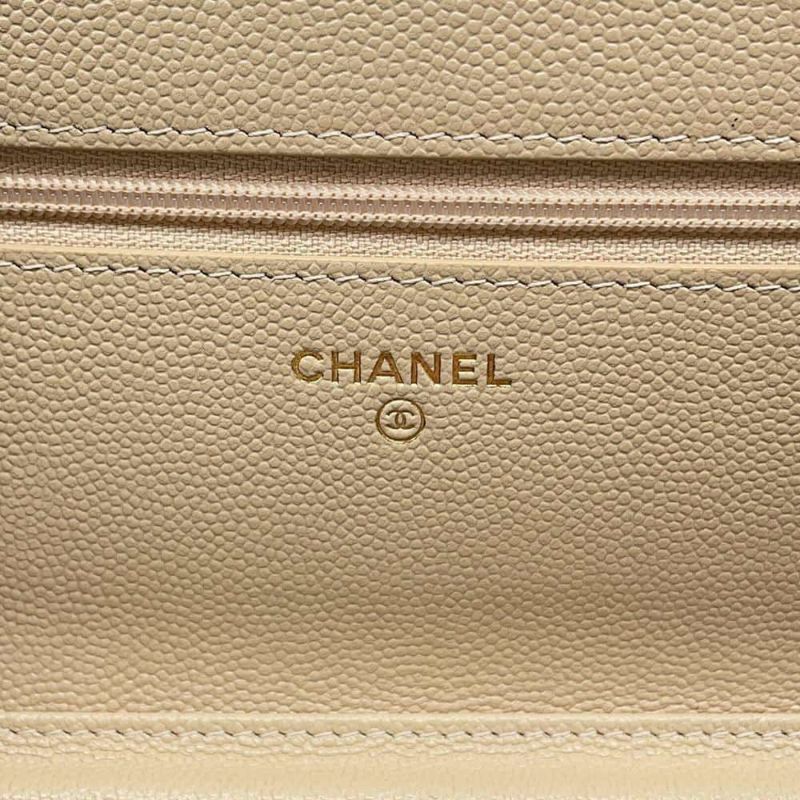 シャネル チェーンウォレット マトラッセ ココロック キャビアスキン A80766 CHANEL 財布