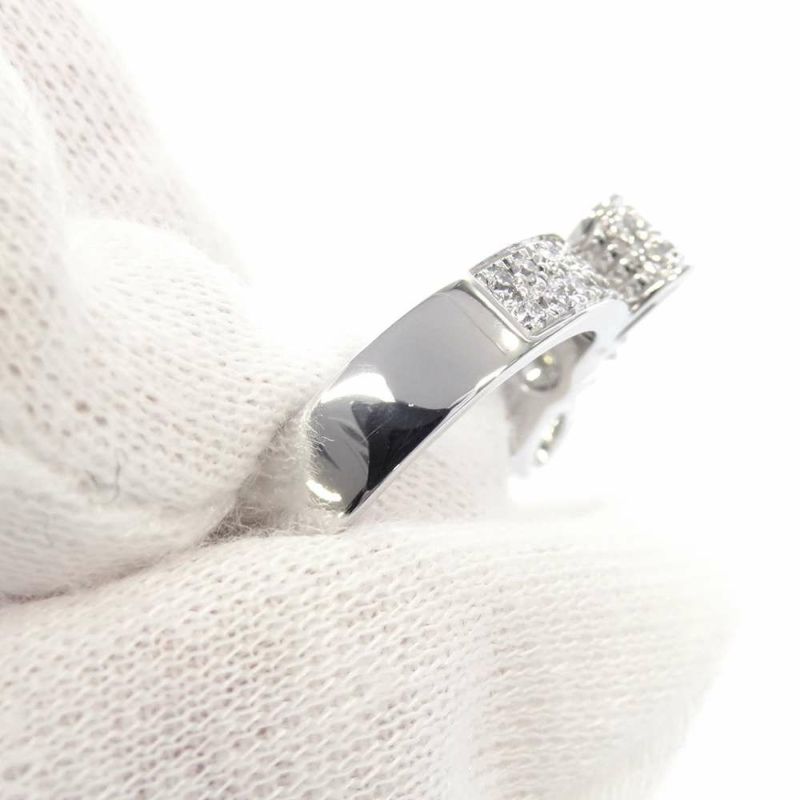 シャネル リング リュバン ドゥ ミディアム ダイヤモンド 45P 約0.54ct K18WG リングサイズ50 J3413 指輪 リボン