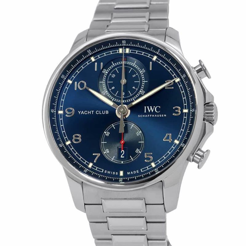IWC ポルトギーゼ・ヨットクラブ・クロノグラフ IW390701 腕時計 ウォッチ ブルー文字盤