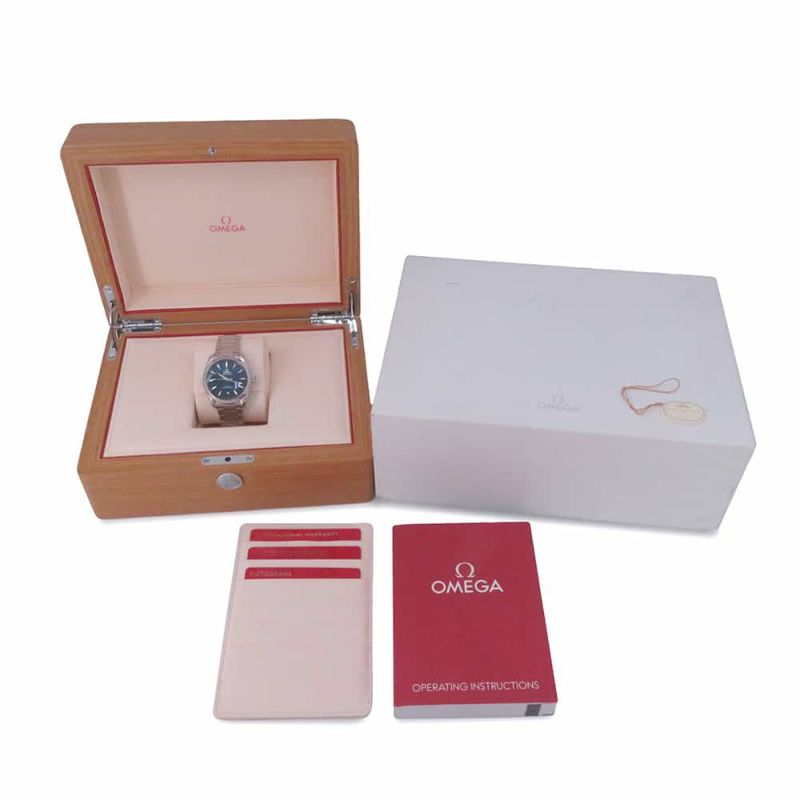 オメガ シーマスター アクアテラ 150M 220.10.38.20.03.001 OMEGA 腕時計 ブルー文字盤