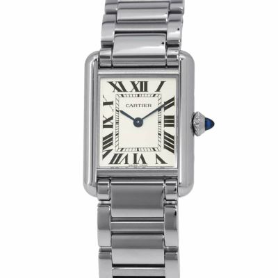 カルティエ タンク マスト SM WSTA0107 Cartier 腕時計 シルバー文字盤 安心保証